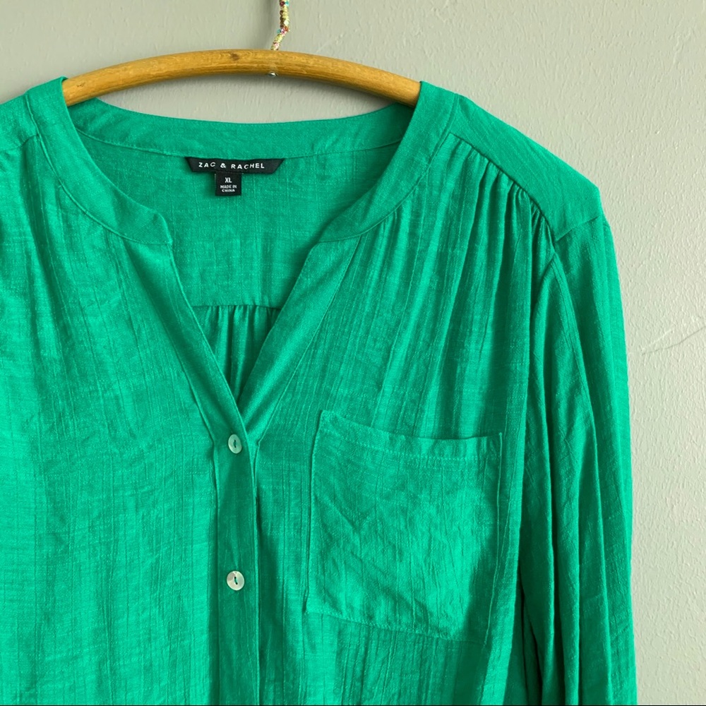 Flowy green dream blouse
